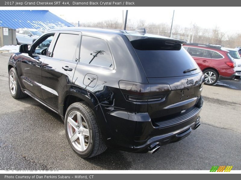 Diamond Black Crystal Pearl / Black 2017 Jeep Grand Cherokee SRT 4x4