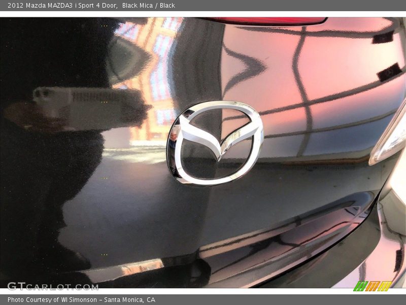 Black Mica / Black 2012 Mazda MAZDA3 i Sport 4 Door
