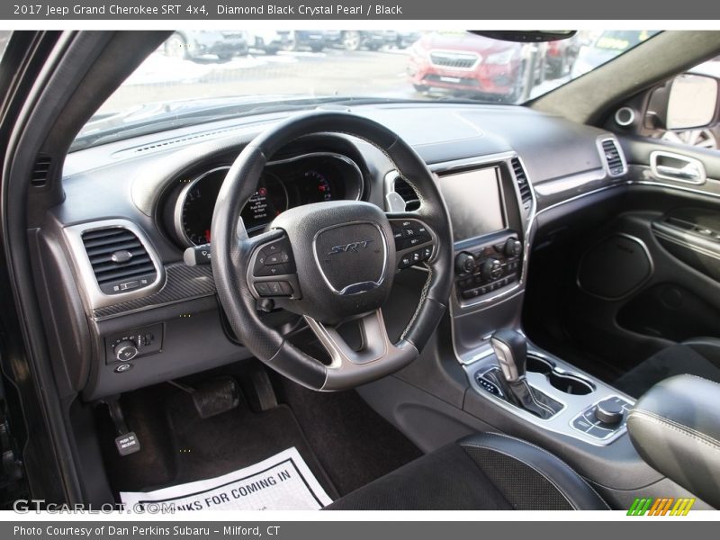 Diamond Black Crystal Pearl / Black 2017 Jeep Grand Cherokee SRT 4x4