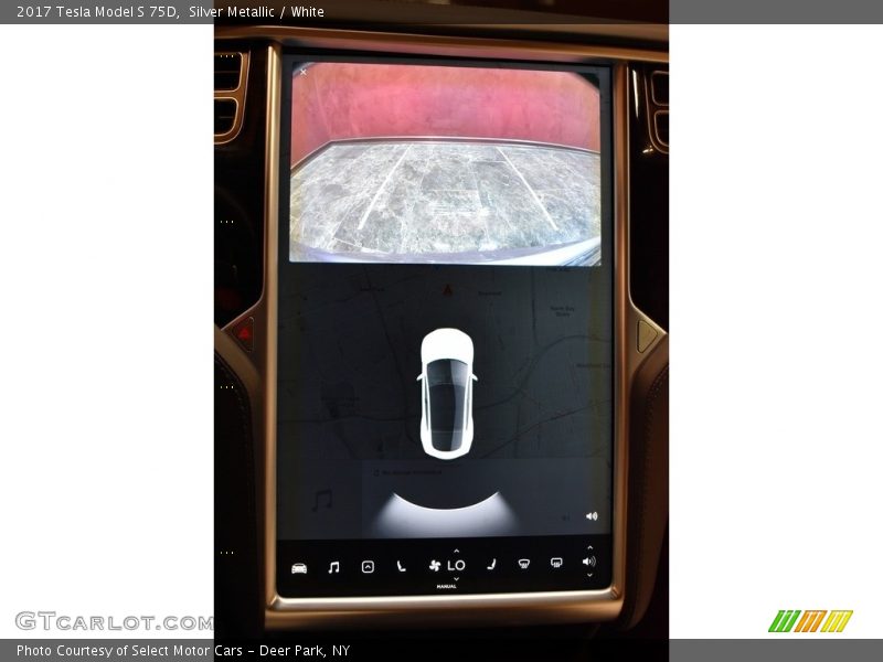 Silver Metallic / White 2017 Tesla Model S 75D