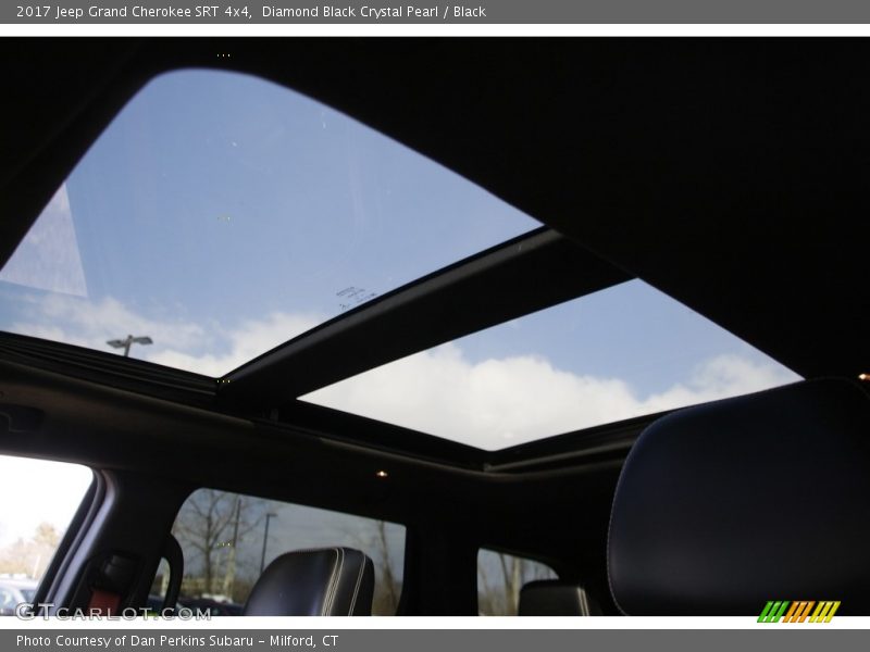 Diamond Black Crystal Pearl / Black 2017 Jeep Grand Cherokee SRT 4x4