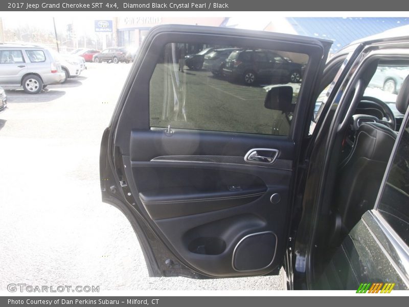 Diamond Black Crystal Pearl / Black 2017 Jeep Grand Cherokee SRT 4x4