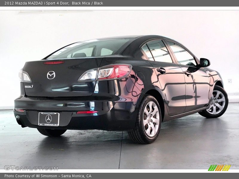 Black Mica / Black 2012 Mazda MAZDA3 i Sport 4 Door