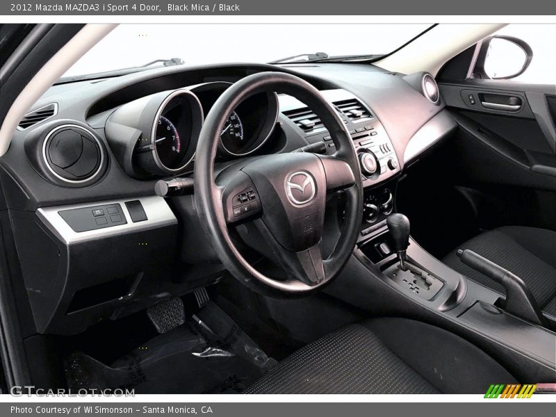 Black Mica / Black 2012 Mazda MAZDA3 i Sport 4 Door