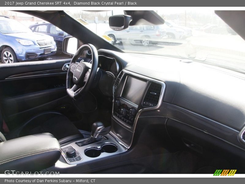 Diamond Black Crystal Pearl / Black 2017 Jeep Grand Cherokee SRT 4x4