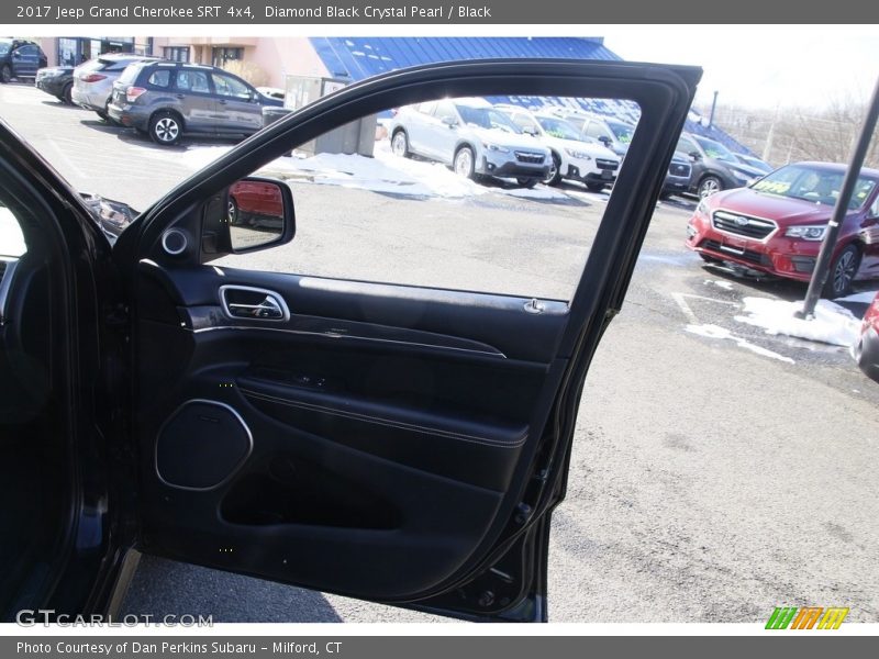 Diamond Black Crystal Pearl / Black 2017 Jeep Grand Cherokee SRT 4x4