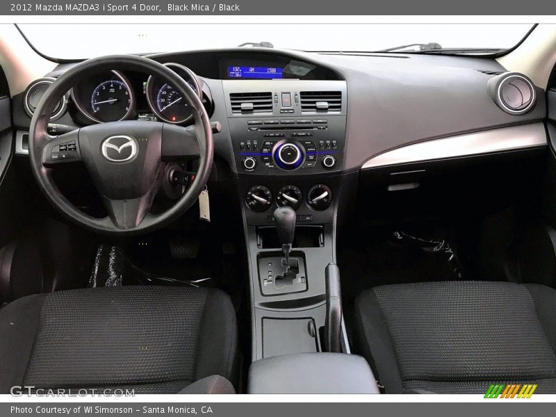 Black Mica / Black 2012 Mazda MAZDA3 i Sport 4 Door