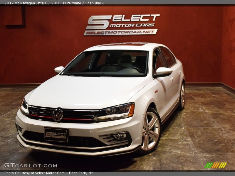 Pure White / Titan Black 2017 Volkswagen Jetta GLI 2.0T