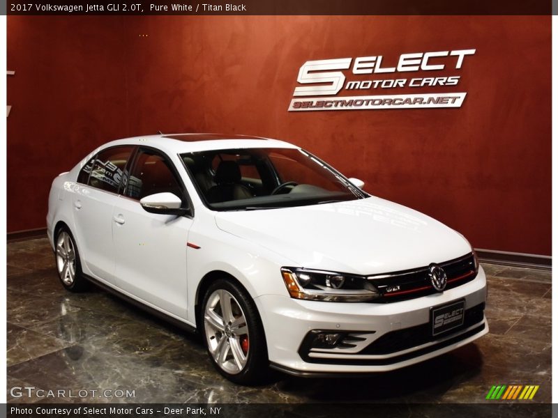 Pure White / Titan Black 2017 Volkswagen Jetta GLI 2.0T