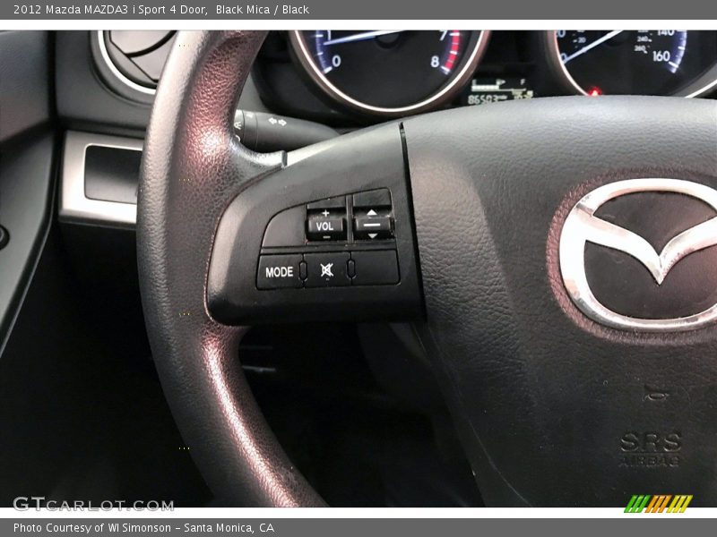 Black Mica / Black 2012 Mazda MAZDA3 i Sport 4 Door