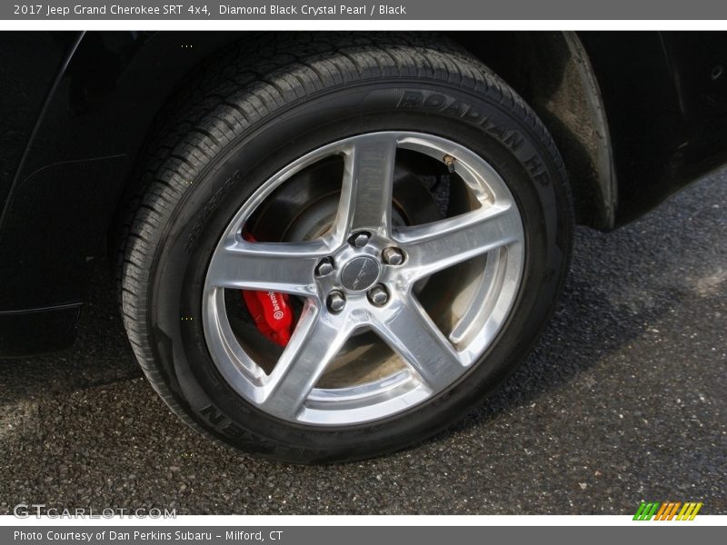Diamond Black Crystal Pearl / Black 2017 Jeep Grand Cherokee SRT 4x4