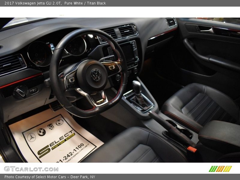 Pure White / Titan Black 2017 Volkswagen Jetta GLI 2.0T