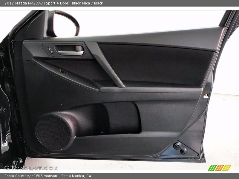 Black Mica / Black 2012 Mazda MAZDA3 i Sport 4 Door