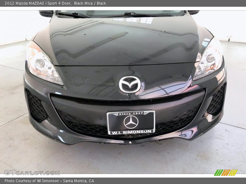 Black Mica / Black 2012 Mazda MAZDA3 i Sport 4 Door