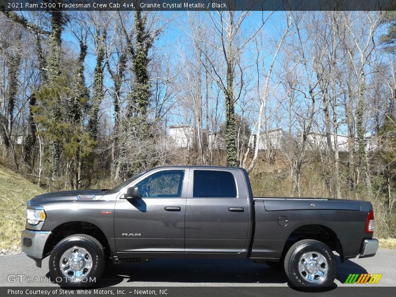 Granite Crystal Metallic / Black 2021 Ram 2500 Tradesman Crew Cab 4x4