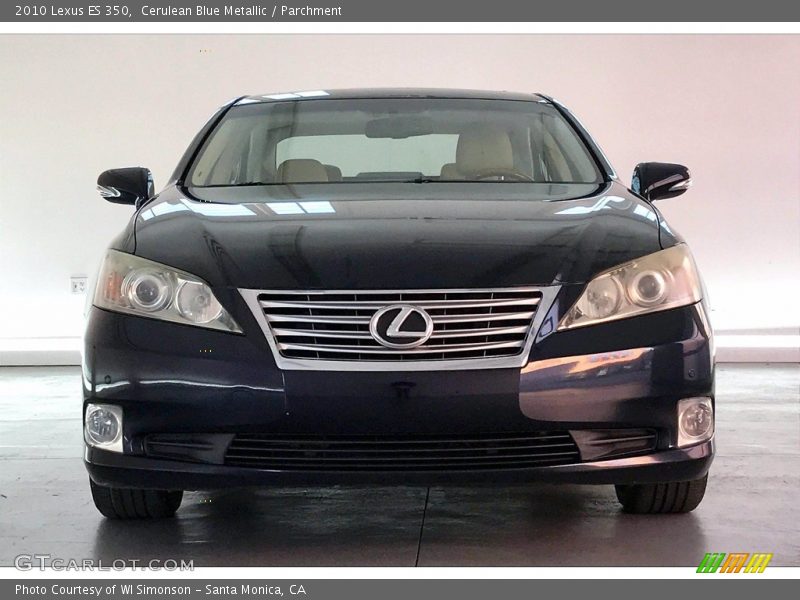 Cerulean Blue Metallic / Parchment 2010 Lexus ES 350