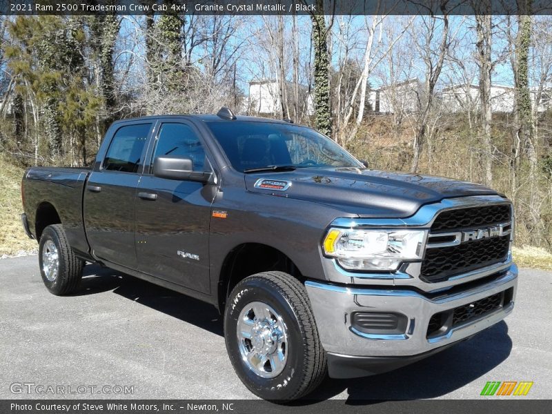 Granite Crystal Metallic / Black 2021 Ram 2500 Tradesman Crew Cab 4x4