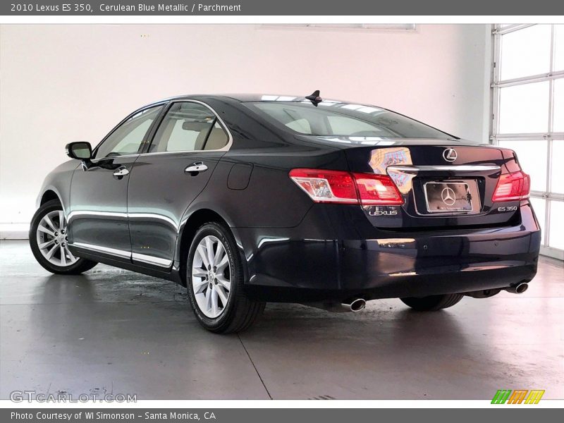 Cerulean Blue Metallic / Parchment 2010 Lexus ES 350