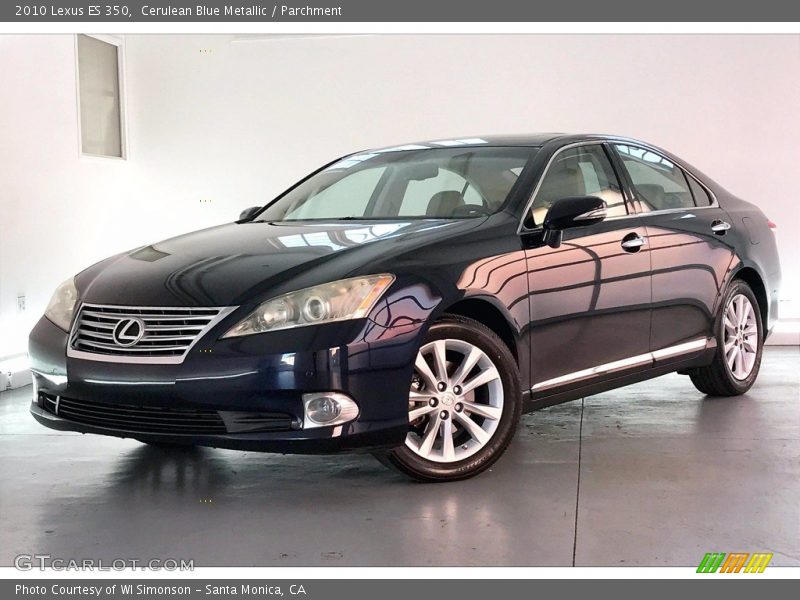 Cerulean Blue Metallic / Parchment 2010 Lexus ES 350