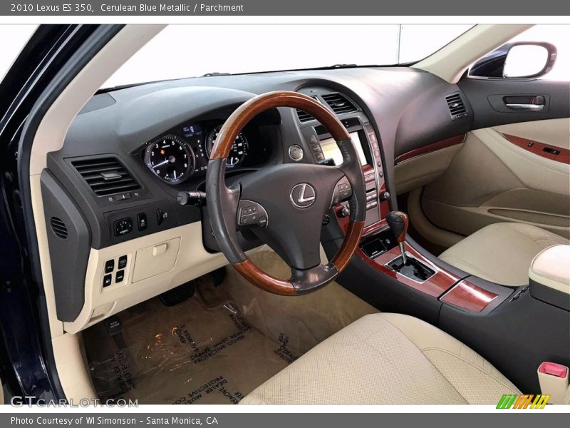 Cerulean Blue Metallic / Parchment 2010 Lexus ES 350