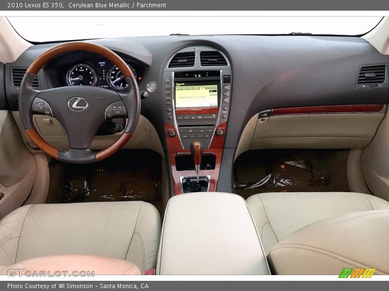 Cerulean Blue Metallic / Parchment 2010 Lexus ES 350