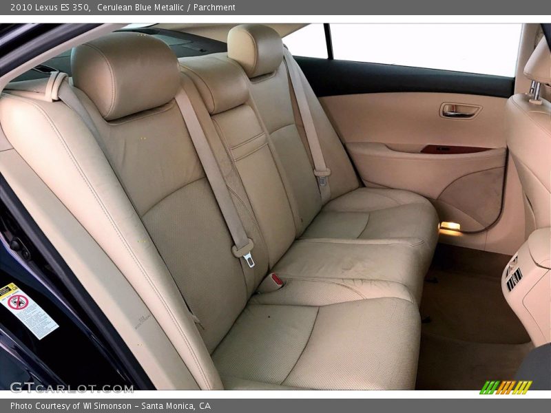 Cerulean Blue Metallic / Parchment 2010 Lexus ES 350