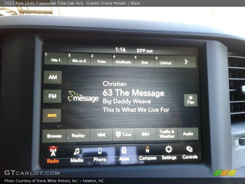 Granite Crystal Metallic / Black 2021 Ram 2500 Tradesman Crew Cab 4x4