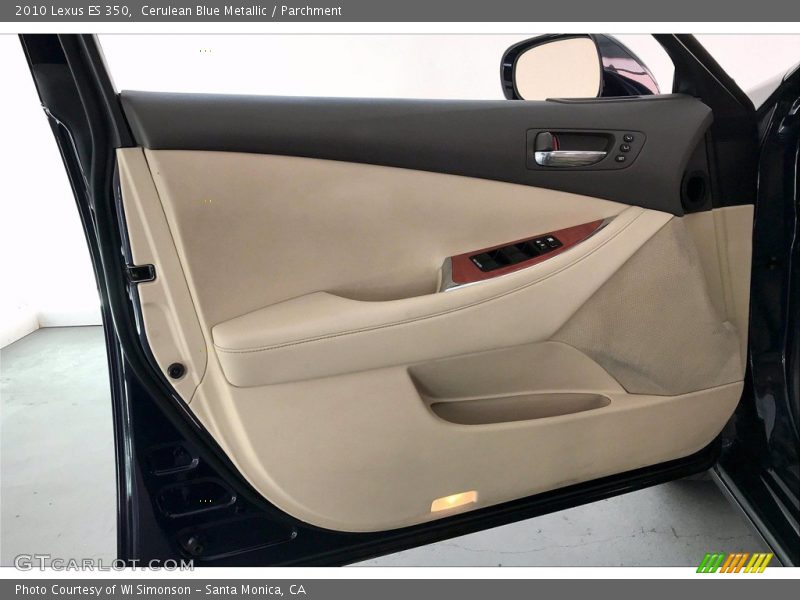 Cerulean Blue Metallic / Parchment 2010 Lexus ES 350