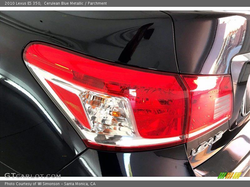 Cerulean Blue Metallic / Parchment 2010 Lexus ES 350