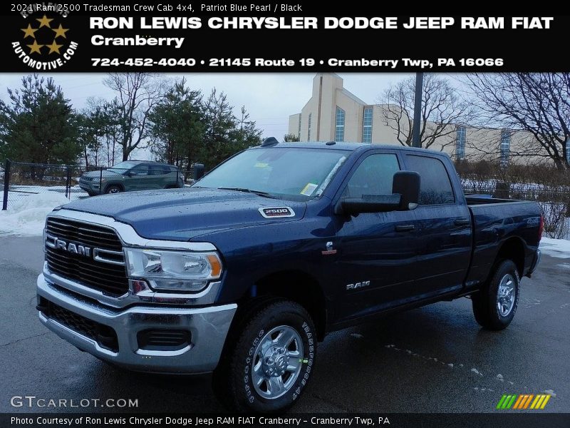 Patriot Blue Pearl / Black 2021 Ram 2500 Tradesman Crew Cab 4x4