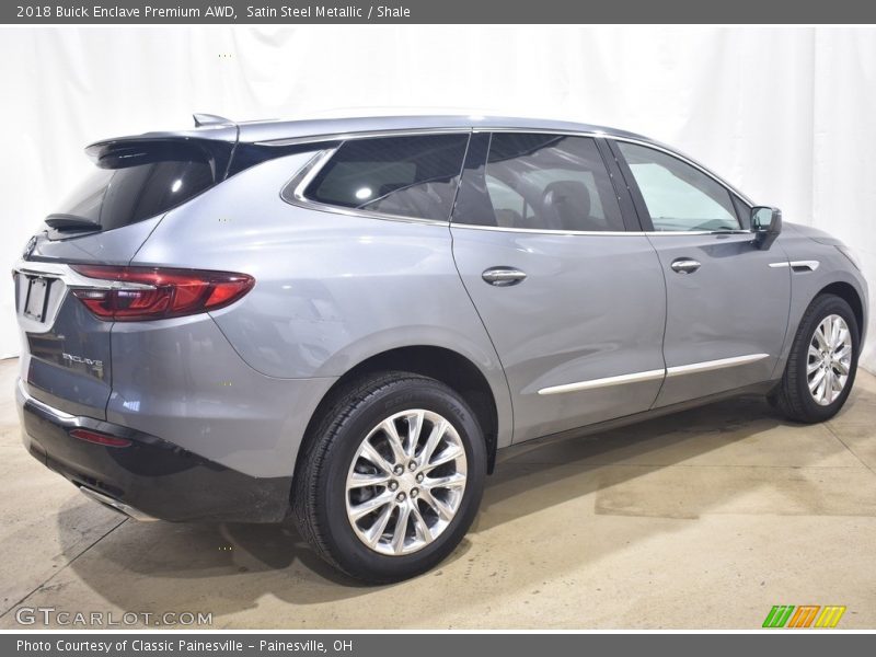 Satin Steel Metallic / Shale 2018 Buick Enclave Premium AWD
