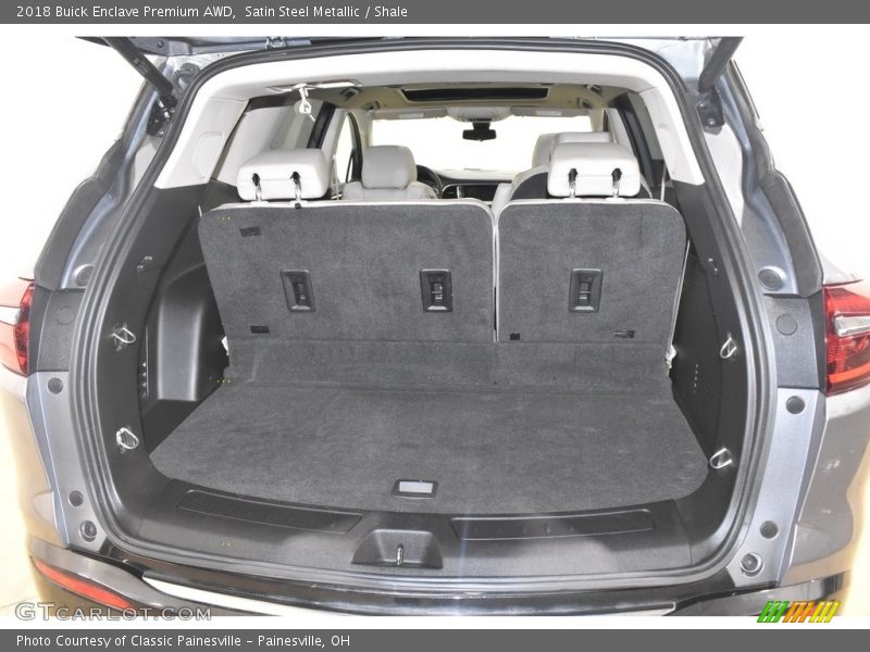 Satin Steel Metallic / Shale 2018 Buick Enclave Premium AWD