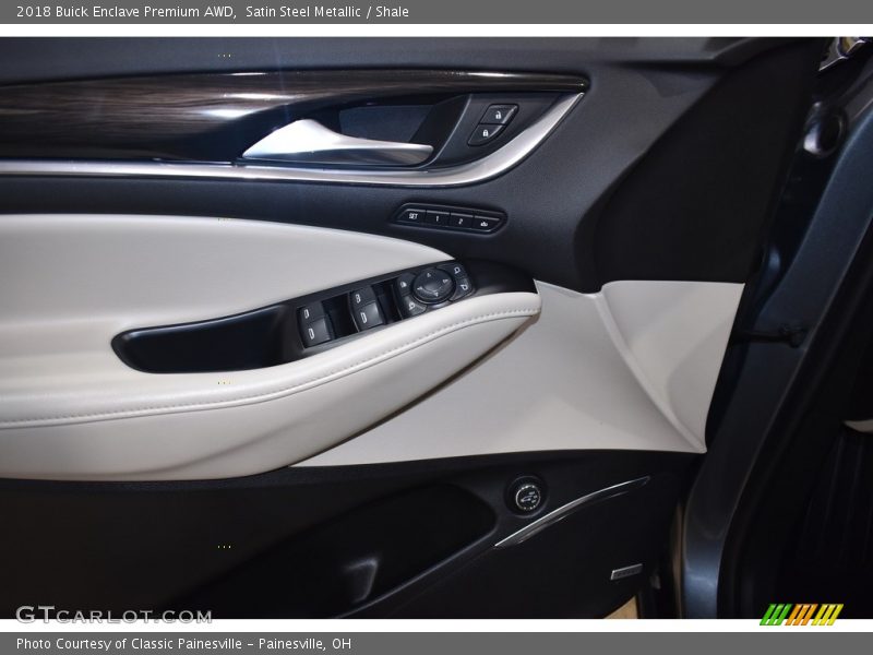 Satin Steel Metallic / Shale 2018 Buick Enclave Premium AWD