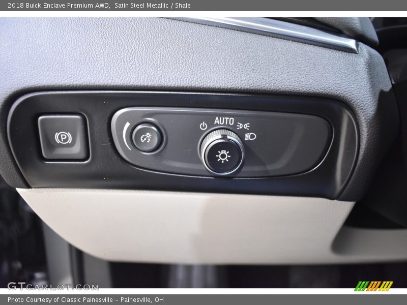 Satin Steel Metallic / Shale 2018 Buick Enclave Premium AWD