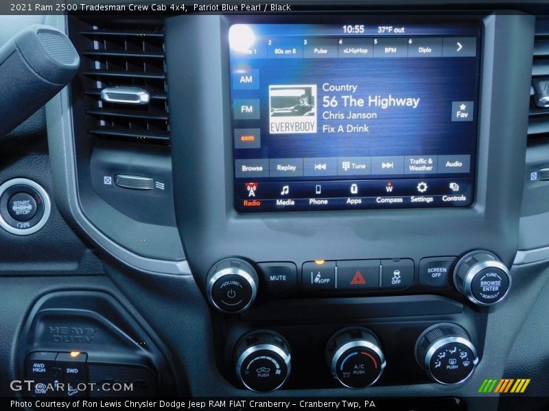 Patriot Blue Pearl / Black 2021 Ram 2500 Tradesman Crew Cab 4x4