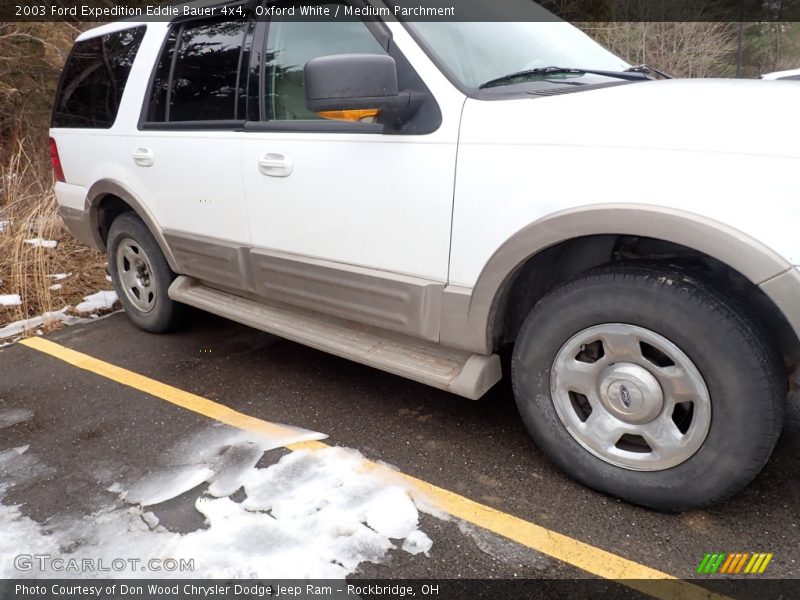 Oxford White / Medium Parchment 2003 Ford Expedition Eddie Bauer 4x4