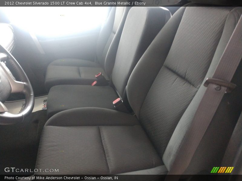 Blue Granite Metallic / Ebony 2012 Chevrolet Silverado 1500 LT Crew Cab 4x4