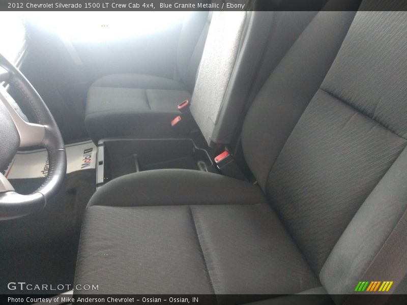 Blue Granite Metallic / Ebony 2012 Chevrolet Silverado 1500 LT Crew Cab 4x4