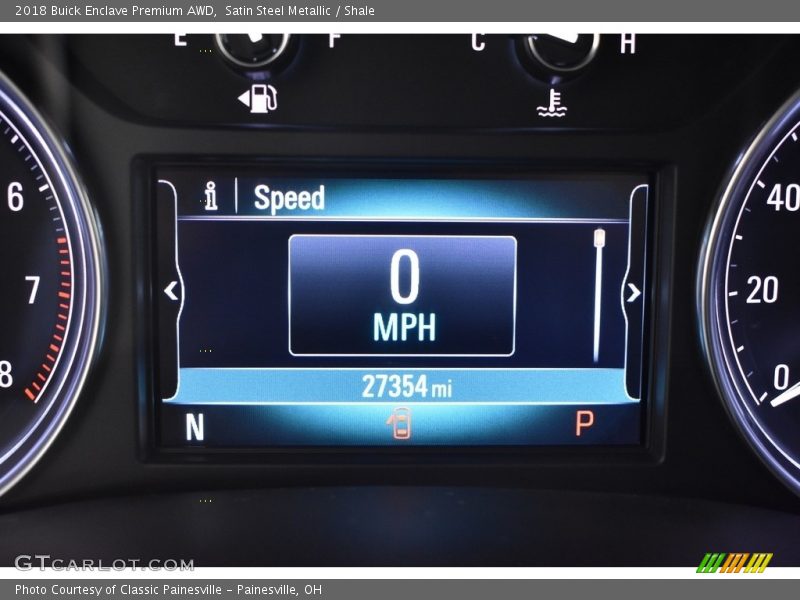 Satin Steel Metallic / Shale 2018 Buick Enclave Premium AWD