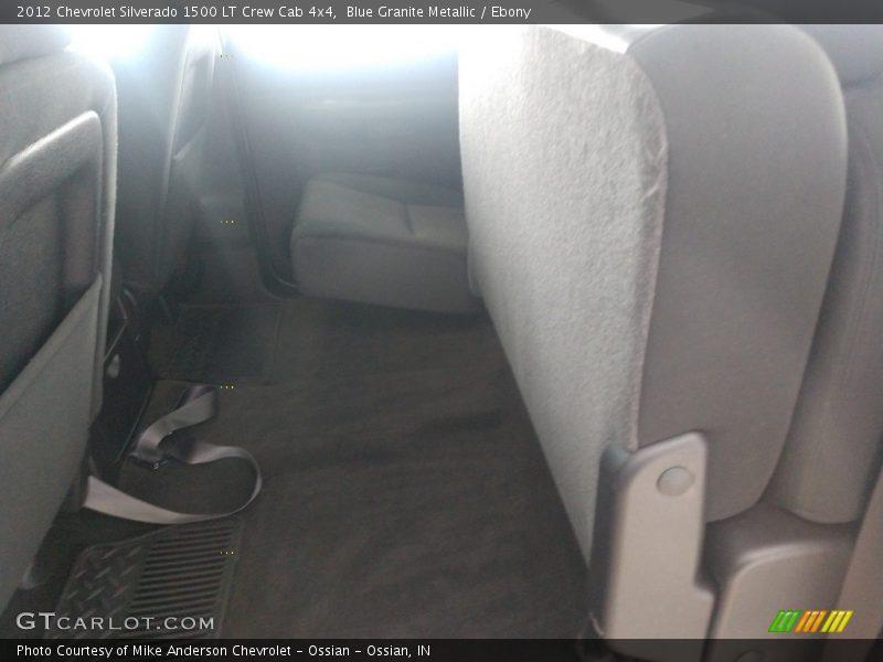 Blue Granite Metallic / Ebony 2012 Chevrolet Silverado 1500 LT Crew Cab 4x4