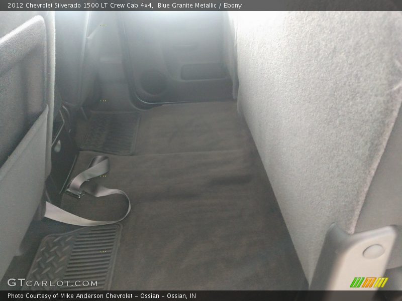 Blue Granite Metallic / Ebony 2012 Chevrolet Silverado 1500 LT Crew Cab 4x4