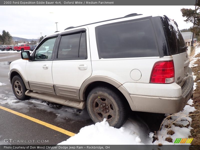 Oxford White / Medium Parchment 2003 Ford Expedition Eddie Bauer 4x4