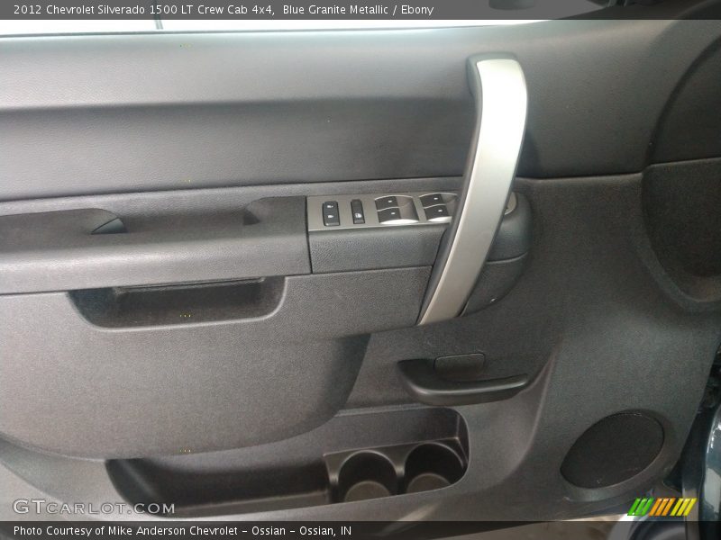 Blue Granite Metallic / Ebony 2012 Chevrolet Silverado 1500 LT Crew Cab 4x4