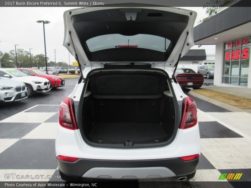 Summit White / Ebony 2017 Buick Encore Preferred II
