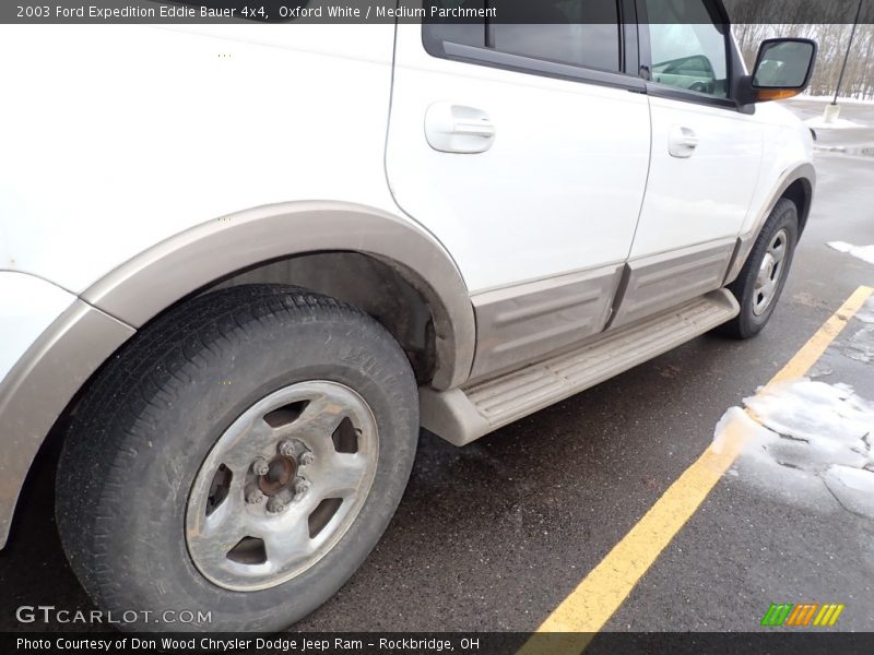 Oxford White / Medium Parchment 2003 Ford Expedition Eddie Bauer 4x4