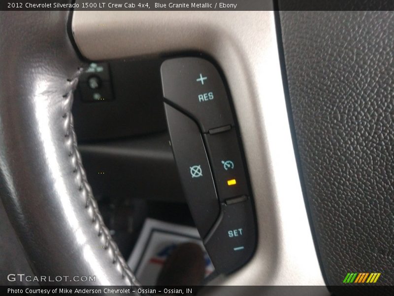 Blue Granite Metallic / Ebony 2012 Chevrolet Silverado 1500 LT Crew Cab 4x4