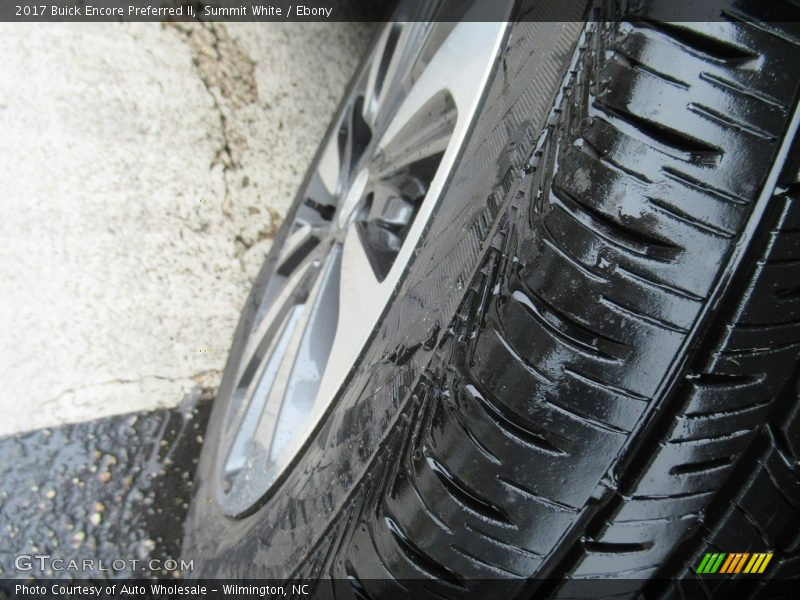 Summit White / Ebony 2017 Buick Encore Preferred II