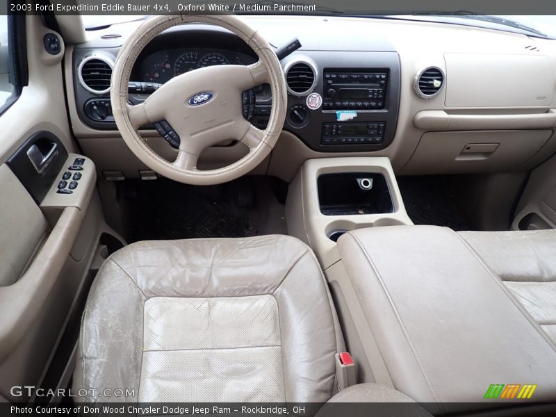Oxford White / Medium Parchment 2003 Ford Expedition Eddie Bauer 4x4
