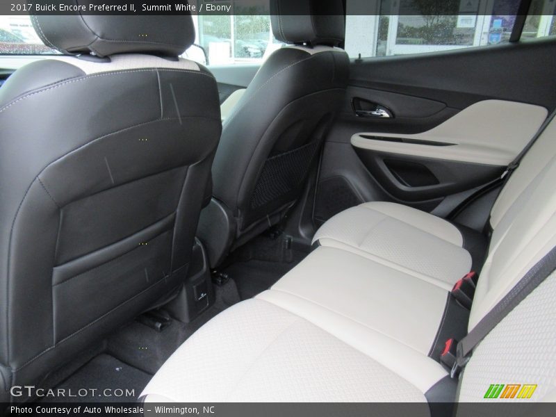 Summit White / Ebony 2017 Buick Encore Preferred II
