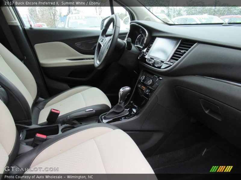 Summit White / Ebony 2017 Buick Encore Preferred II